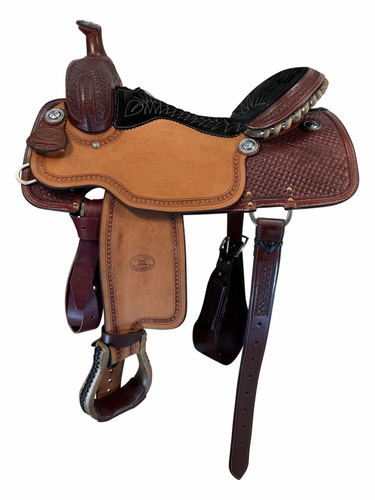 16 Inch Used Billy Cook Ladies All Around Saddle Wide Tree 2040