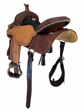 16 Inch Used Billy Cook Ladies All Around Saddle Wide Tree 2040