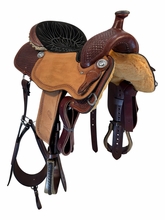 16 Inch Used Billy Cook Ladies All Around Saddle Wide Tree 2040