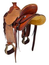 SOLD 2025/12/25j  16 Inch Used Billy Cook Ranch Saddle 2280