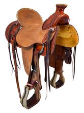 SOLD 2025/12/25j  16 Inch Used Billy Cook Ranch Saddle 2280