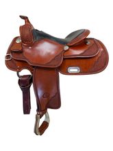16 Inch Used Billy Cook Pro Reiner Saddle