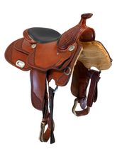 16 Inch Used Billy Cook Pro Reiner Saddle