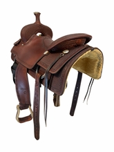 16 Inch Used Billy Cook Ranch Cutter Saddle Wide Tree 8960