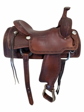 16 Inch Used Billy Cook Ranch Cutter Saddle Wide Tree 8960
