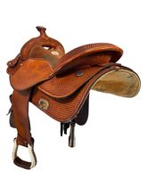 16 Inch Used Billy Cook Reining Saddle 1600 Wide Tree