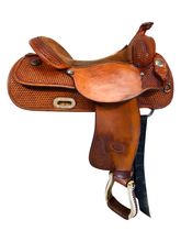 16 Inch Used Billy Cook Reining Saddle 1600 Wide Tree