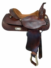 16 Inch Used Billy Cook Reining Saddle Medium Tree 3506