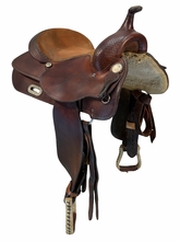 16 Inch Used Billy Cook Reining Saddle Medium Tree 3506