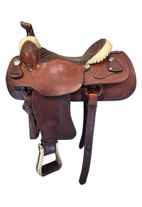 16 Inch Used Billy Cook Roping Saddle 4011