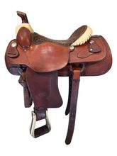 SOLD 2025/11/28e  16 Inch Used Billy Cook Roping Saddle 4011