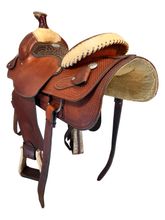 SOLD 2025/11/28e  16 Inch Used Billy Cook Roping Saddle 4011