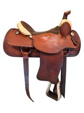 SOLD 2025/11/28e  16 Inch Used Billy Cook Roping Saddle 4011