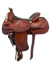 16 Inch Used Billy Cook Roping Saddle Wide Tree 2169