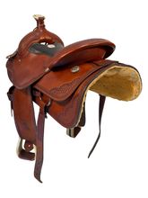 16 Inch Used Billy Cook Roping Saddle Wide Tree 2169