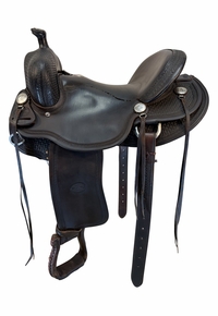 16 Inch Used Billy Cook Tipton Trail Saddle Wide Tree 1735