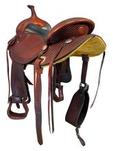 SOLD 2025/11/22 16 Inch Used Billy Cook Trail Saddle 1855
