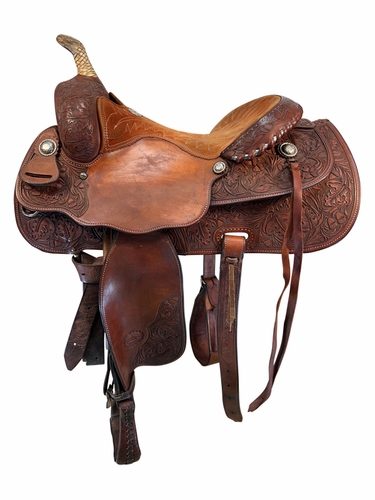 SOLD 2025/08/04  16 Inch Used Billy Cook Trail Saddle