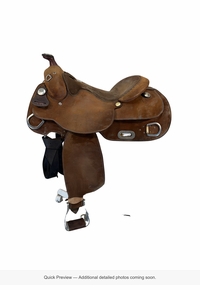 16 Inch Used Billy Cook Traning Saddle Wide Tree 9030