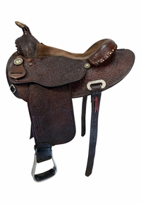 16 Inch Used Billy Royal Arabian Show Saddle Wide Tree 3401