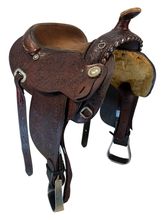 16 Inch Used Billy Royal Arabian Show Saddle Wide Tree 3401