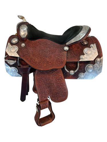 16 Inch Used Billy Royal Show Saddle 2636