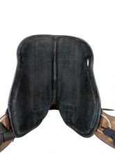 16 Inch Used Black Forest Treeless Trail Saddle Wide Tree