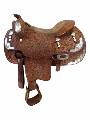 16 Inch Used Blue Ribbon Show Saddle