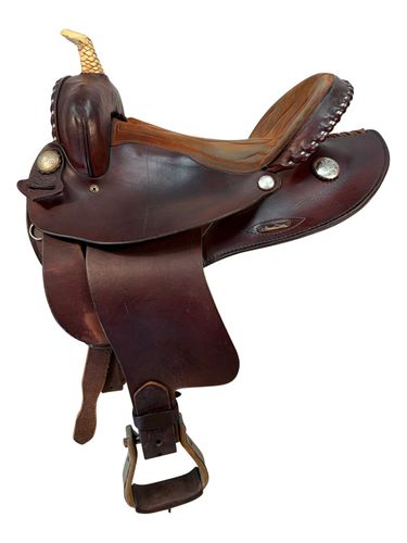 16 Inch Used Blue Ridge Barrel Saddle Wide Tree 9000