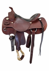 16 Inch Used C.W. Wiley Reining Saddle