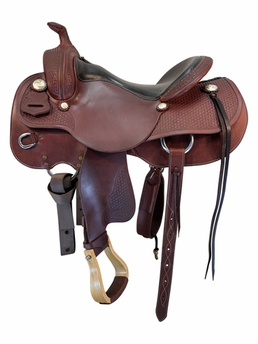16 Inch Used C.W. Wiley Reining Saddle
