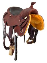 16 Inch Used C.W. Wiley Reining Saddle