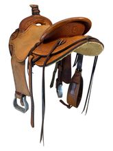 16 Inch Used Cactus Roping Saddle Wide Tree
