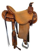 16 Inch Used Cactus Roping Saddle Wide Tree