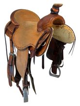 16 Inch Used Cactus Roping Saddle Wide Tree