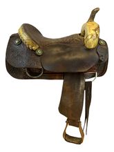 HOLD 2024/10/17j PRICE REDUCED! 16 Inch Used Calvin Allen Saddlery Cutting Saddle *Free Shipping*