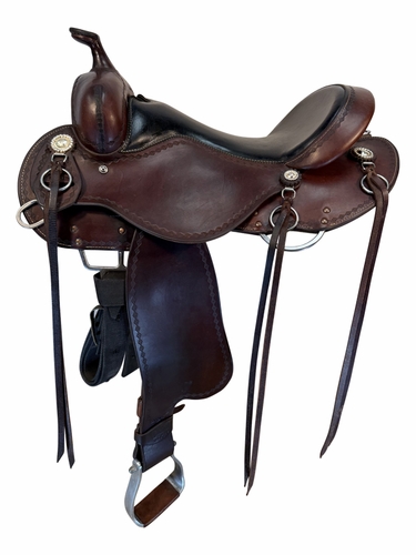 16 Inch Used Cashel Trail Saddle Wide Tree
