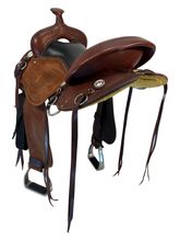 16 Inch Used Cashel Trail Saddle Wide Tree