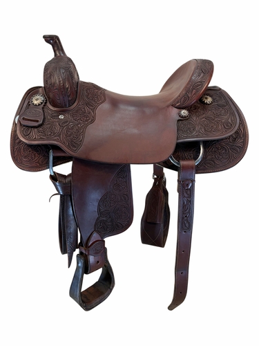 16 Inch Used Circle G All Around Saddle Medium Tree