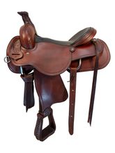 SOLD 2025/12/30j  16 Inch Used Circle L Roping Saddle Wide Tree