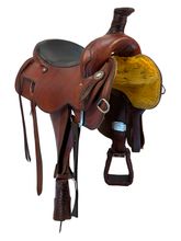 SOLD 2025/12/30j  16 Inch Used Circle L Roping Saddle Wide Tree
