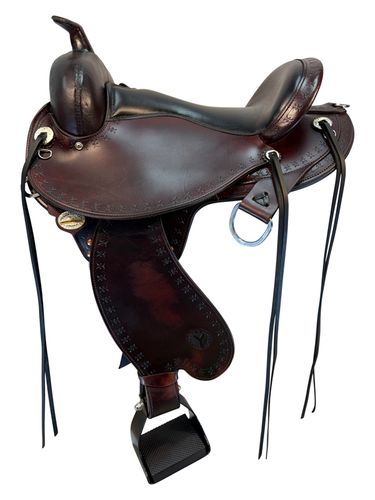 16 Inch Used Circle Y Alabama Gaiter Trail Saddle 1581