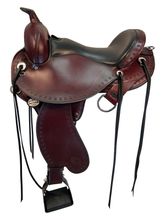 SOLD 2025/09/25 16 Inch Used Circle Y Alabama Gaiter Trail Saddle 1581