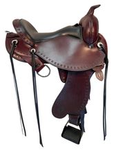 SOLD 2025/09/25 16 Inch Used Circle Y Alabama Gaiter Trail Saddle 1581