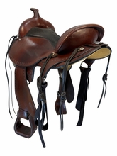 SOLD 2026/06/08j  16 Inch Used Circle Y Alabama Gaiter Trail Saddle Wide Flex Tree 1581