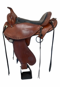 16 Inch Used Circle Y Alabama Gaiter Trail Saddle Wide Flex Tree 1581