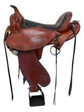 16 Inch Used Circle Y Alabama Gaiter Trail Saddle Wide Flex Tree 1581