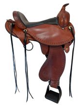 16 Inch Used Circle Y Alabama Gaiter Trail Saddle Wide Flex Tree 1581