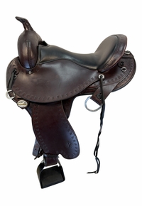 16 Inch Used Circle Y Alabama Gaiter Trail Saddle Wide Flex Tree 1581