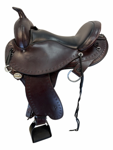 16 Inch Used Circle Y Alabama Gaiter Trail Saddle Wide Flex Tree 1581